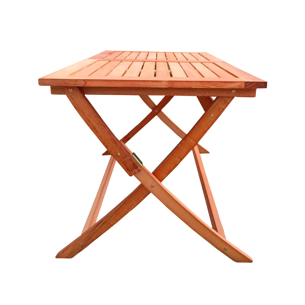 Foldable Patio Dining Set With Four Folding Chairs Easy