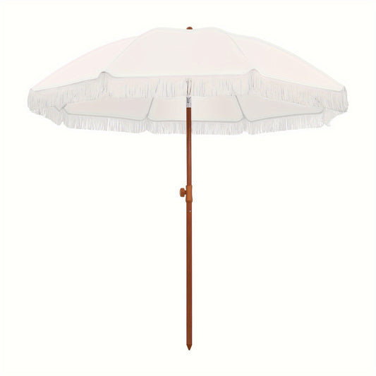 Patio Umbrella With UPF 50 Protection Tilt Push Button