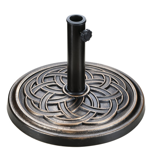 Heavy Duty Resin Umbrella Base With Adjustable Clamps