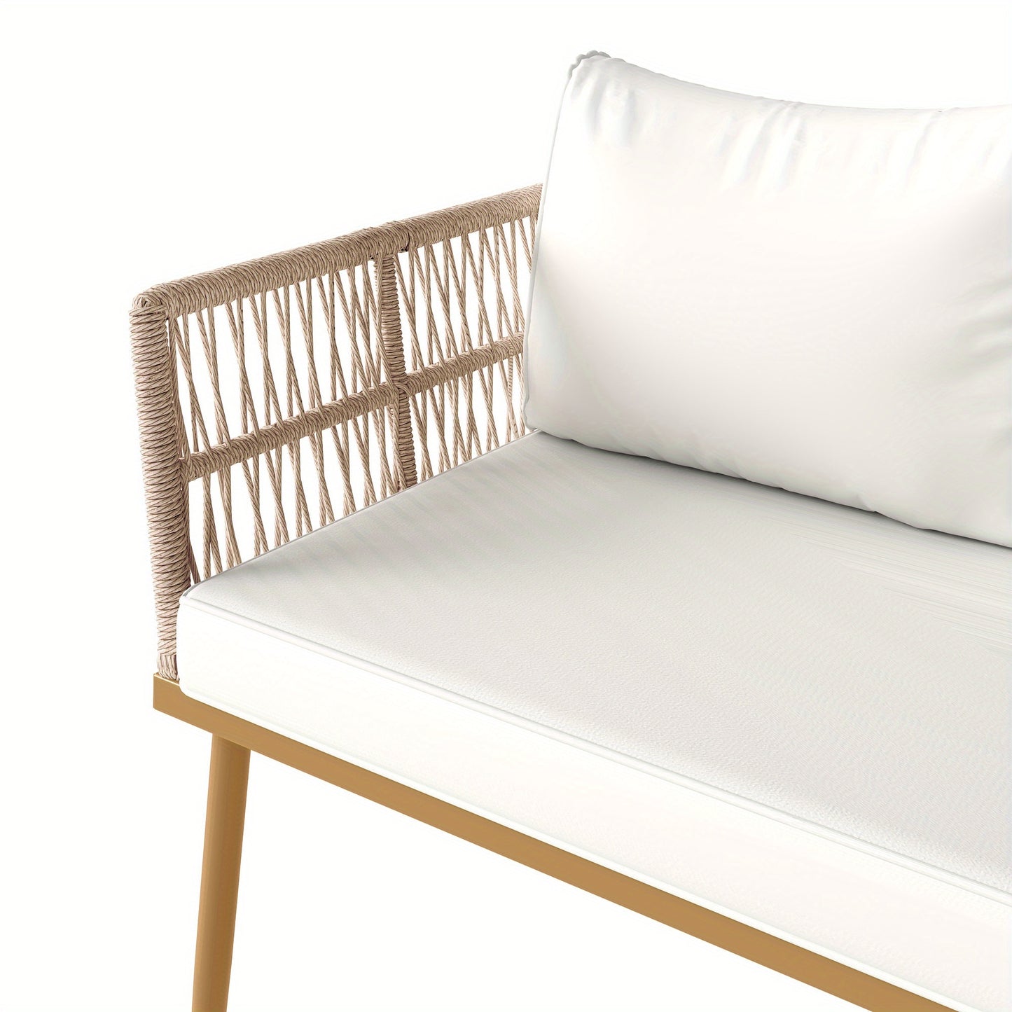 Xelsyo Outdoor Sectional Sofa Set With Coffee Table