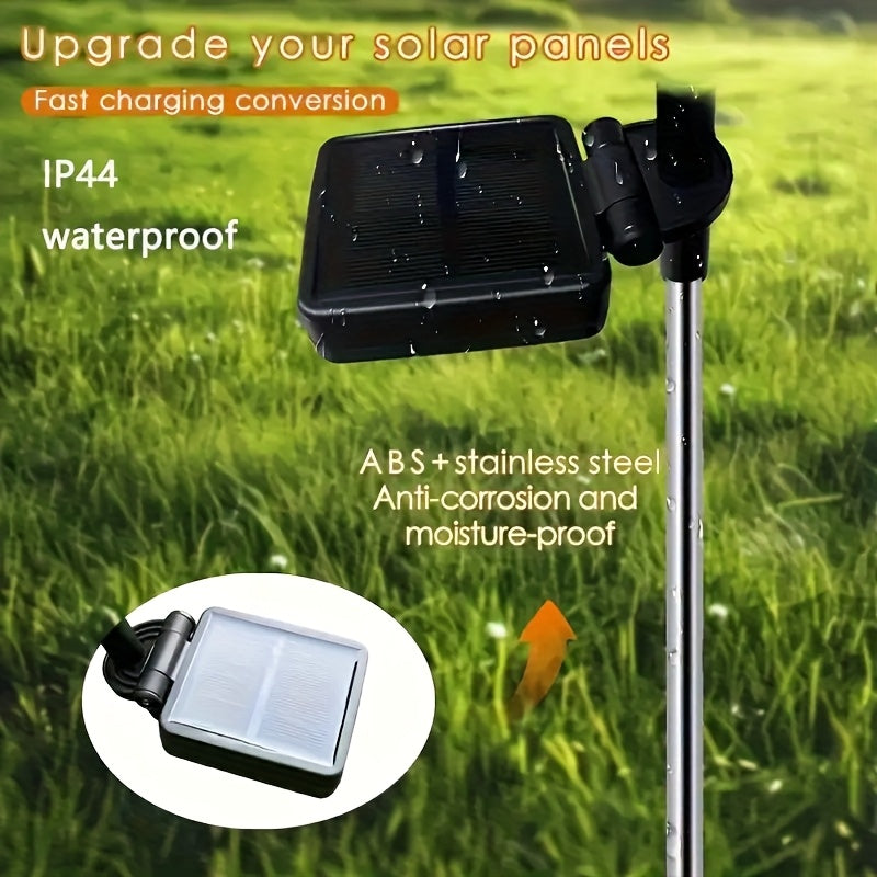 Solar Garden Reed Lights Set With Bright Led Outdoor Paths