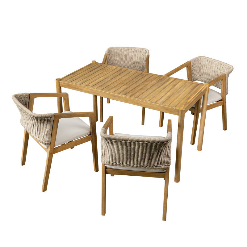 Elegant Outdoor Dining Set for Stylish Gatherings and Entertaining