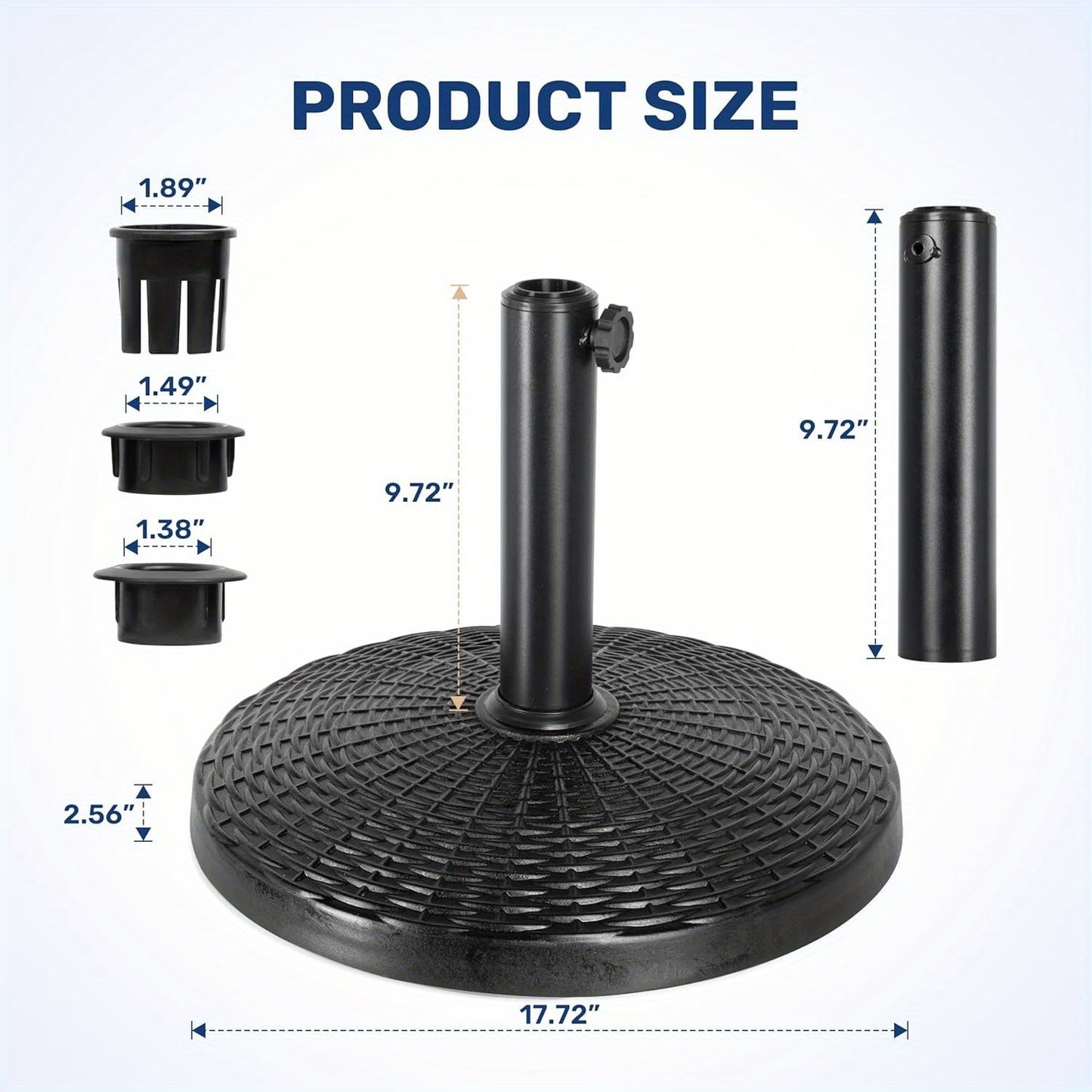 Simple Deluxe Heavy Duty Patio Umbrella Base Stand Anchor