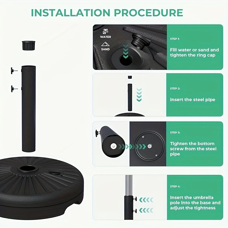 Universal Water Filled Umbrella Base Heavy Duty Stand