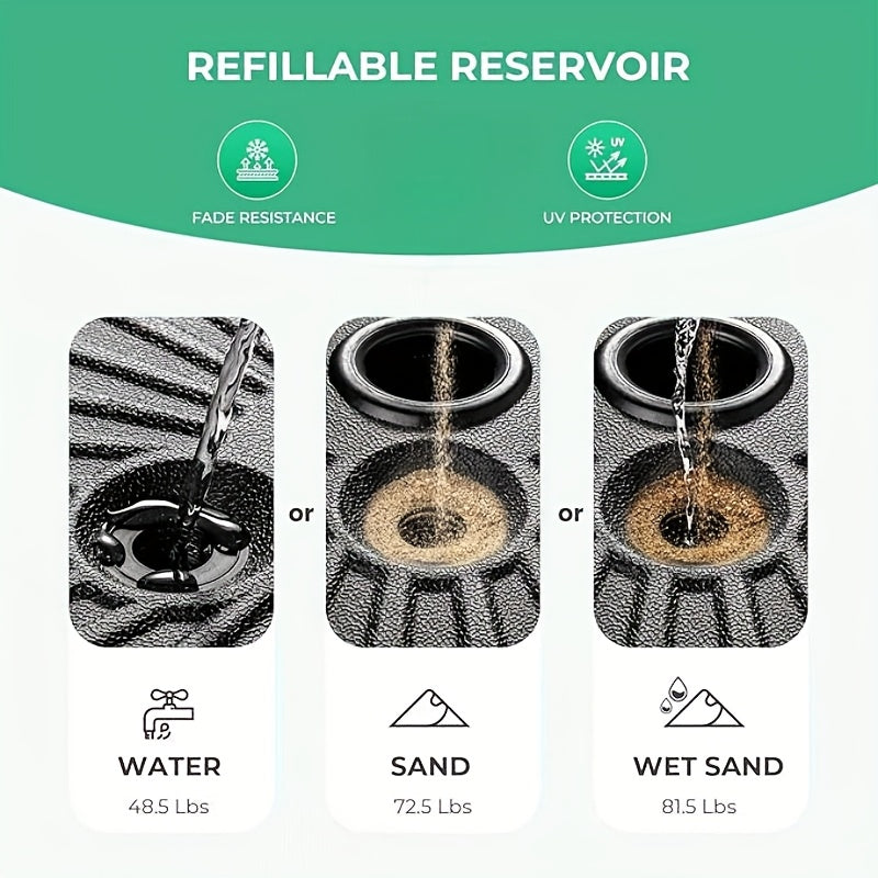 Universal Water Filled Umbrella Base Heavy Duty Stand