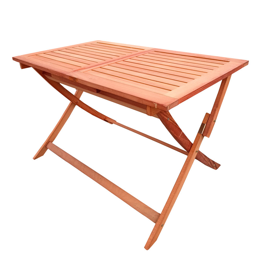 Foldable Patio Dining Set With Four Folding Chairs Easy
