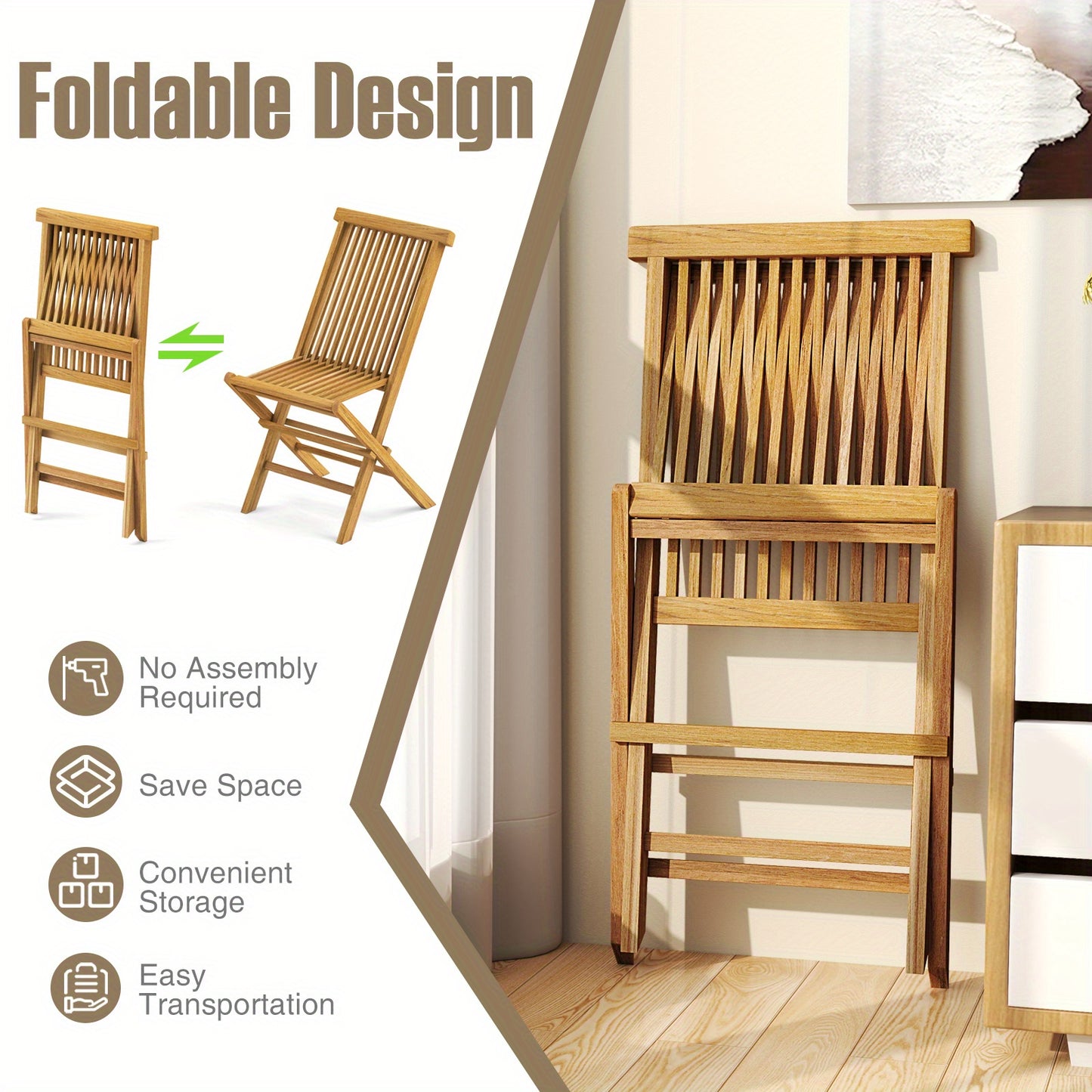 LIFEZEAL Portable Folding Patio Chairs Set for Outdoor Relaxation